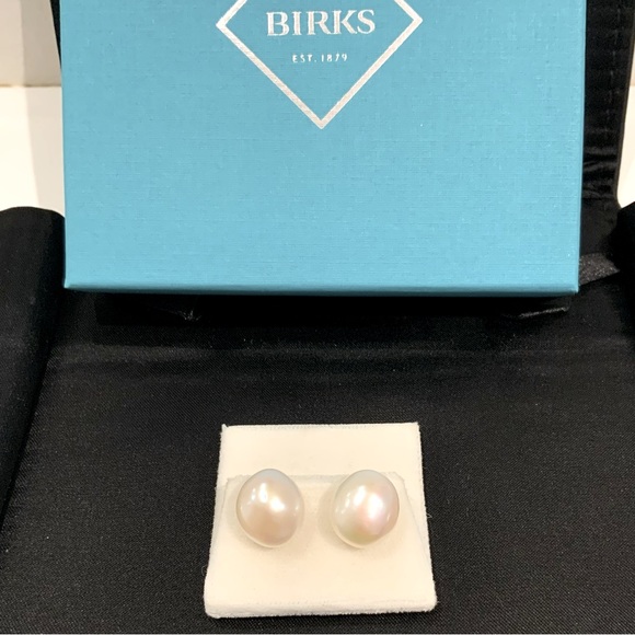 Birks Jewelry - Birks large pearl earrings